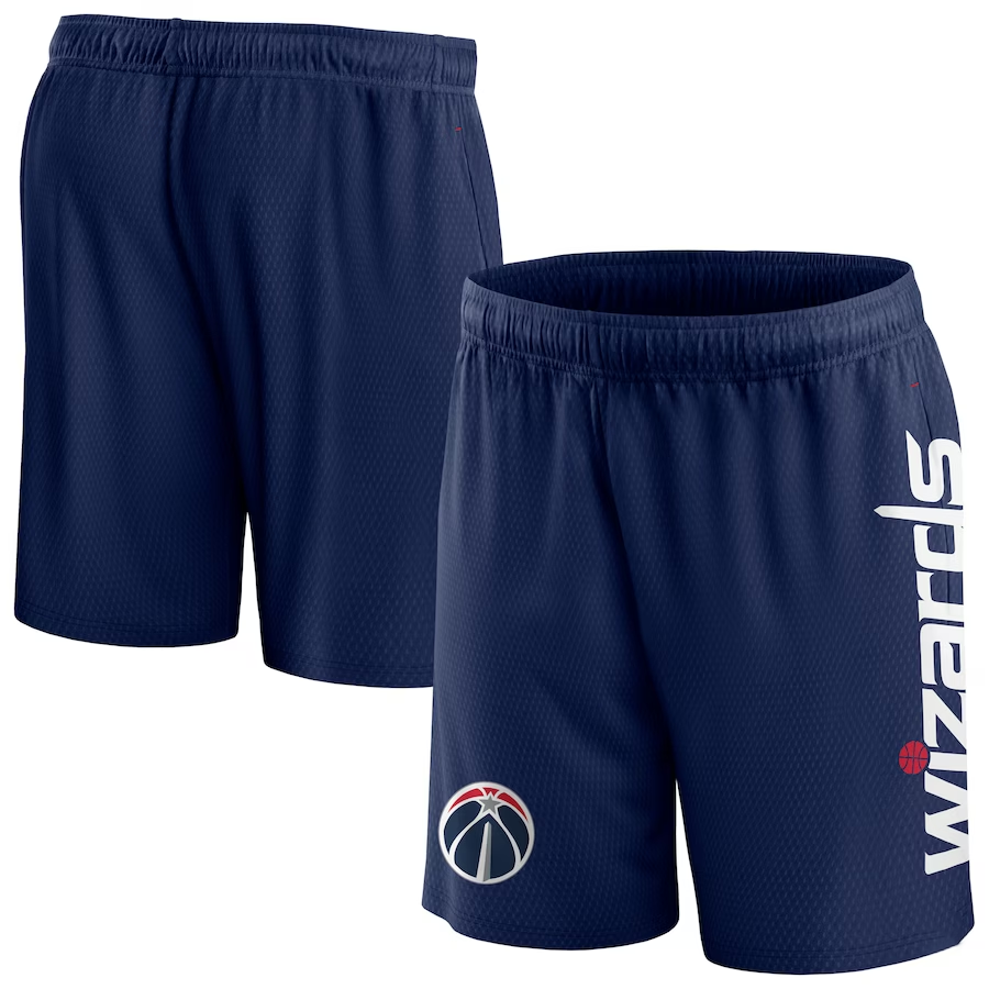 2024 Men NBA Washington Wizards blue shorts